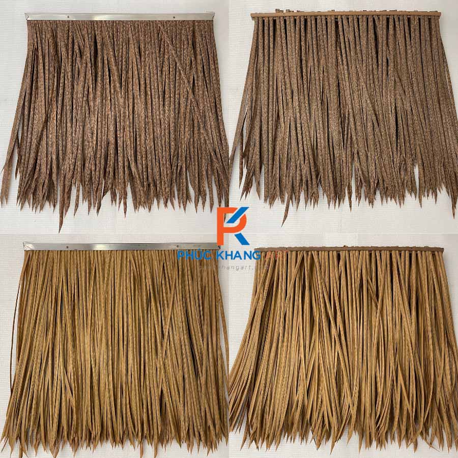 Chòi Rơm Sân Vườn - 4 Mẫu Chòi Rơm Nhân Tạo Phổ Biến Hiện Nay 2 Tấm lợp rơm nhân tạo chất lượng cao, bền trên 10 năm
