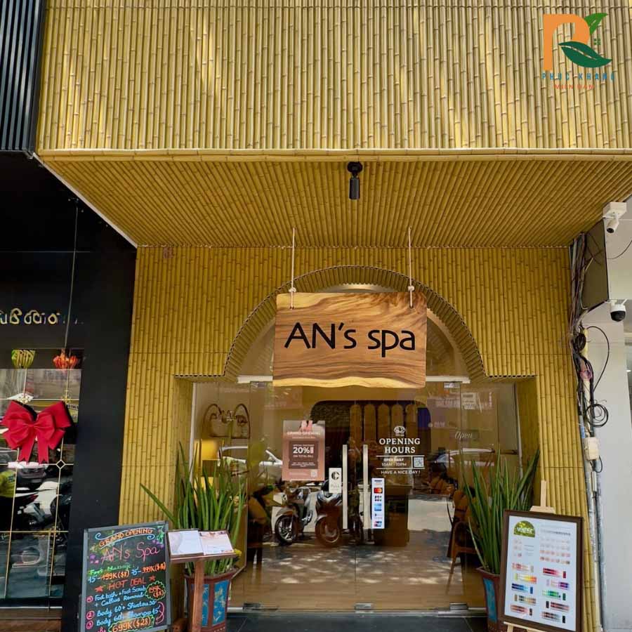 Vách Tre Nhân Tạo Tại AN’s Spa – Nguyễn Thái Bình Quận 1 1 An Spa Nguyễn Thái Bình - Quận 1