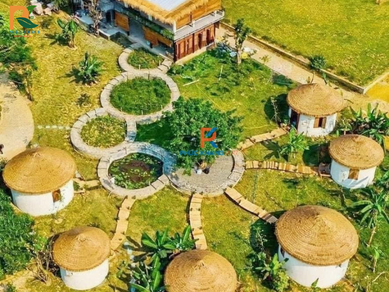 Dự án thi công chòi lá nhân tạo nghỉ dưỡng tại Hòa Vang – Đà Nẵng 2025 6 Rom nhan tao 3