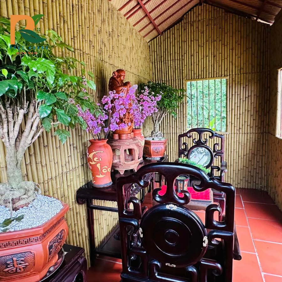 Vách Tre Nhân Tạo Tại Chùa Cây Thị Có Giá Bao Nhiêu? Báo Giá Mới Nhất 2025 6 Vách tre thi công rất dễ - không cầu kì