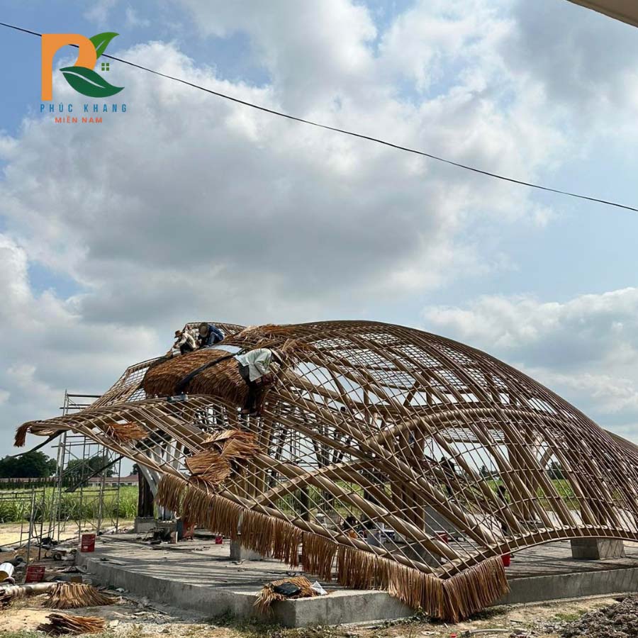 Hướng Dẫn Thi Công Rơm Nhân Tạo Dễ Nhất Năm 2025 1 Kết cấu khung thi công