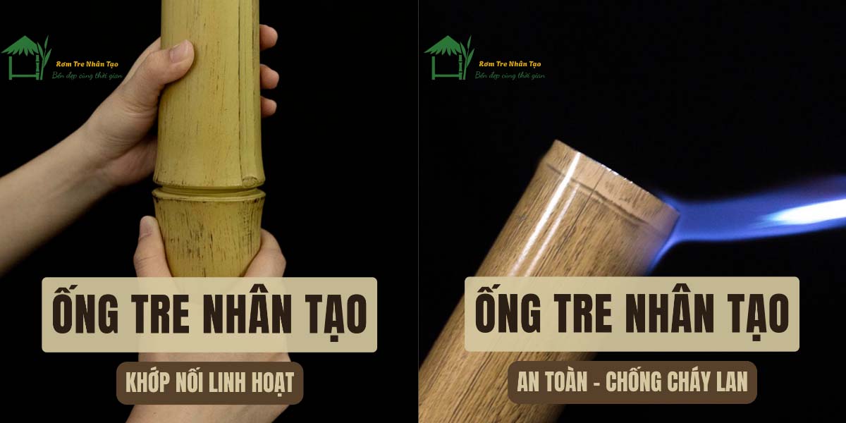 Ống Tre Giả Nhựa Giá Rẻ Nhất 2025 – Có Nên Mua Không? 3 Ống tre giả nhựa có khớp nối linh hoạt