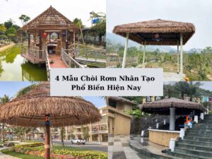 Tổng hợp 4 mẫu chòi rơm nhân tạo đẹp và bền