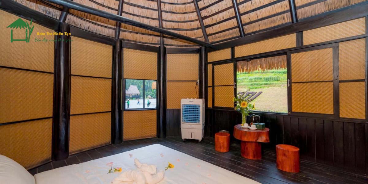 Vách Nhà Cót Ép – 7 Lý Do Nên Chọn Cót Ép Nhân Tạo Để Decor Mộc Mạc Mà Tinh Tế 4 Vách nhà cót ép nhân tạo - Đông Giang