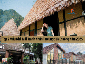 Top 5 mẫu mái tranh nhân tạo thịnh hành năm 2025