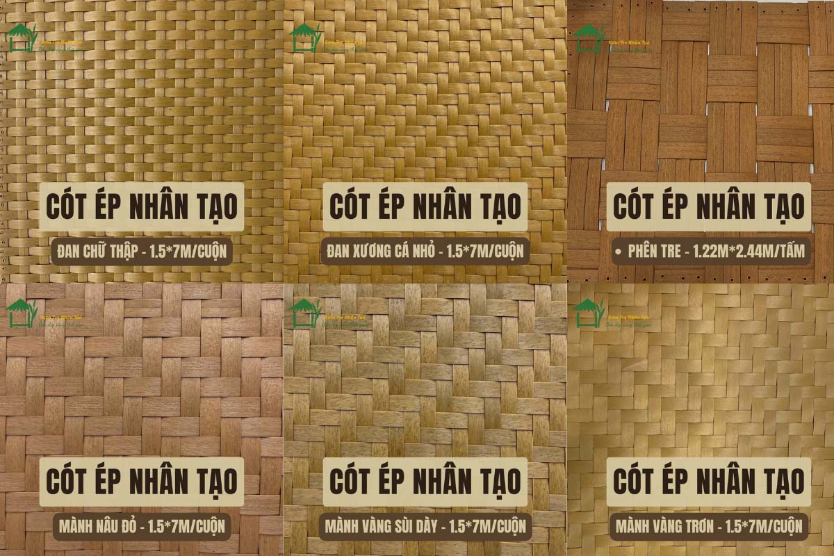 Tại Sao Cót Ép Nhựa Đang Dần Thay Thế Tre Nứa Thật Trong Trang Trí Năm 2025? 5 6 mẫu cót éo nhân tạo trang trí nổi bật