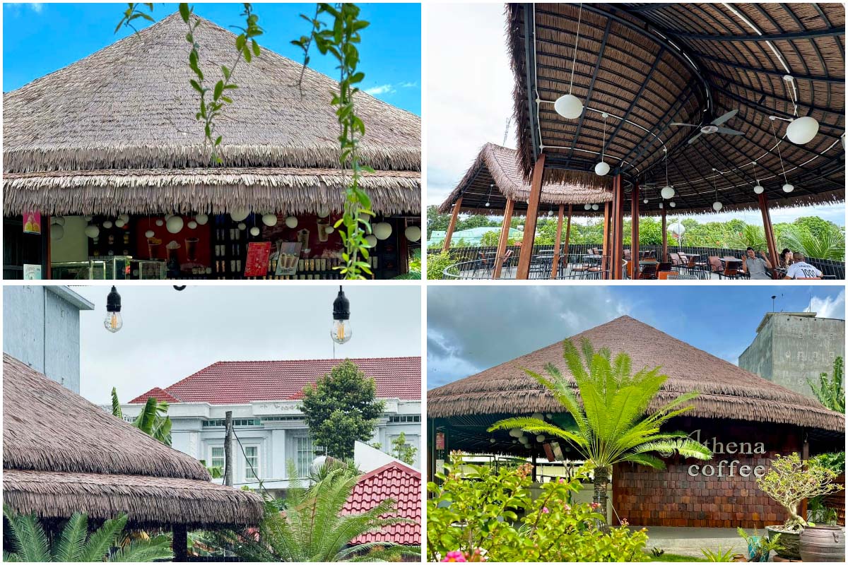 So Sánh Tranh Nhân Tạo Và Tranh Tự Nhiên – 5 Câu Hỏi Phổ Biến Nhất Được Giải Đáp 6 Mái rơm nhân tạo tại An Coffee - Gia Lai