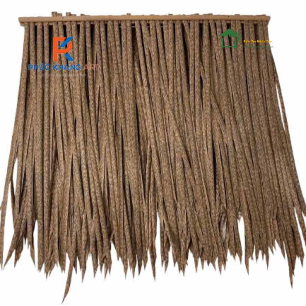 Rơm Nhân Tạo - Xu Thế Lợp Mái Rơm Năm 2025 4 Mẫu rơm nhân tạo PKA CoCo 4.0 TL màu nâu xám