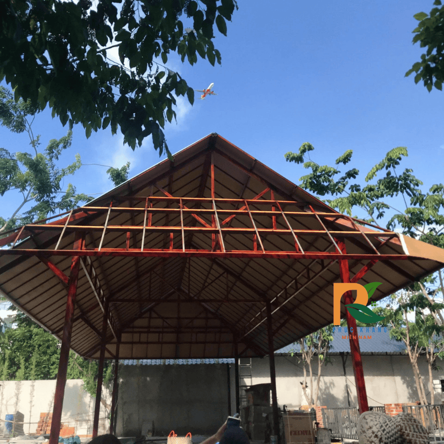 Trần Cót Ép Tại Vạn Phúc – Giải Pháp Trang Trí Mộc Mạc Cho Quán Nhậu Hồ Sen Thủ Đức 2025 7 Cot ep nhan tao tai van phuc thu duc 5