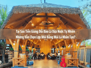 Mái lá nhân tạo tại Tiền Giang