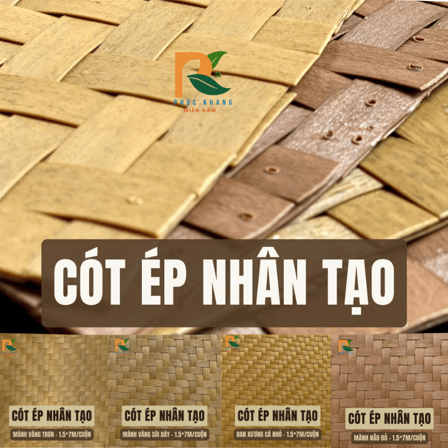 Báo Giá Cót Ép Nhân Tạo 2025 | Giá Tốt Nhất – Giao Hàng Toàn Quốc 2 Chi tiết cấu tạo tấm cót ép nhân tạo: độ dày 2mm, màu vân tre mộc