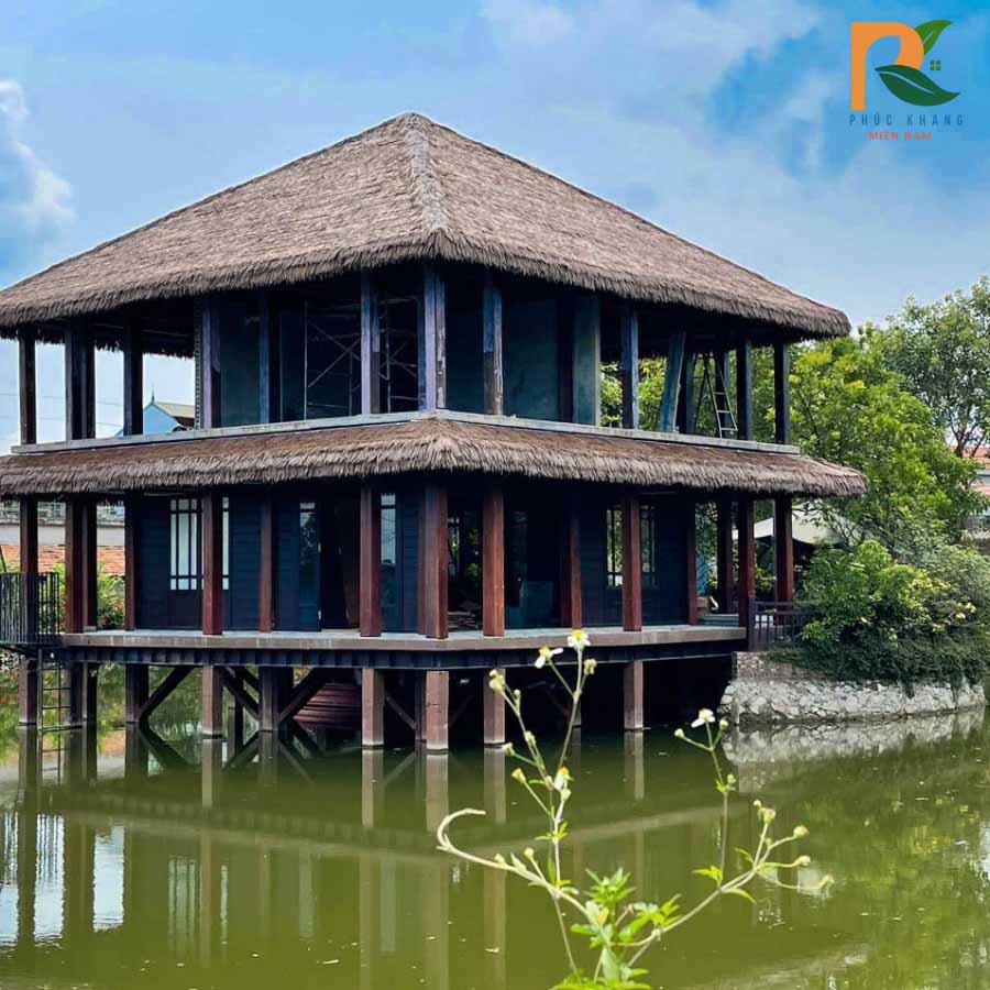 Rơm Nhân Tạo Tại Hà Nội – Giải Pháp Mái Lá Bền Đẹp, Chuẩn Phong Cách Làng Quê 2025 4 Rơm nhân tạo tại Hà Nam