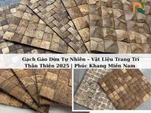 Gạch gáo dừa tự nhiên