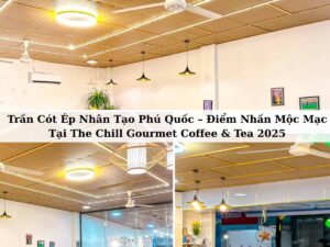 Trần cót ép nhân tạo The Chill Gourmet Coffee