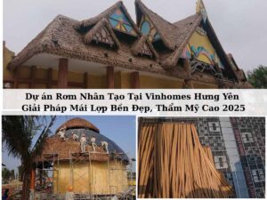 Dự án rơm nhân tạo tại Vinhomes Hưng Yên