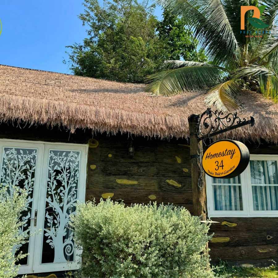 Guột Nhân Tạo Đồng Nai – Công Trình Tại Homestay 34 Thảo Thiện Garden 1 Cận cảnh mái guột nhân tạo – mềm mại, đều màu và thẩm mỹ cao