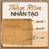 THẢM RƠM NHÂN TẠO