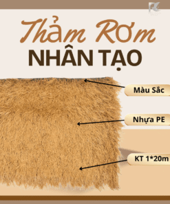 THẢM RƠM NHÂN TẠO