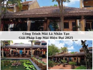 Công trình mái lá nhân tạo