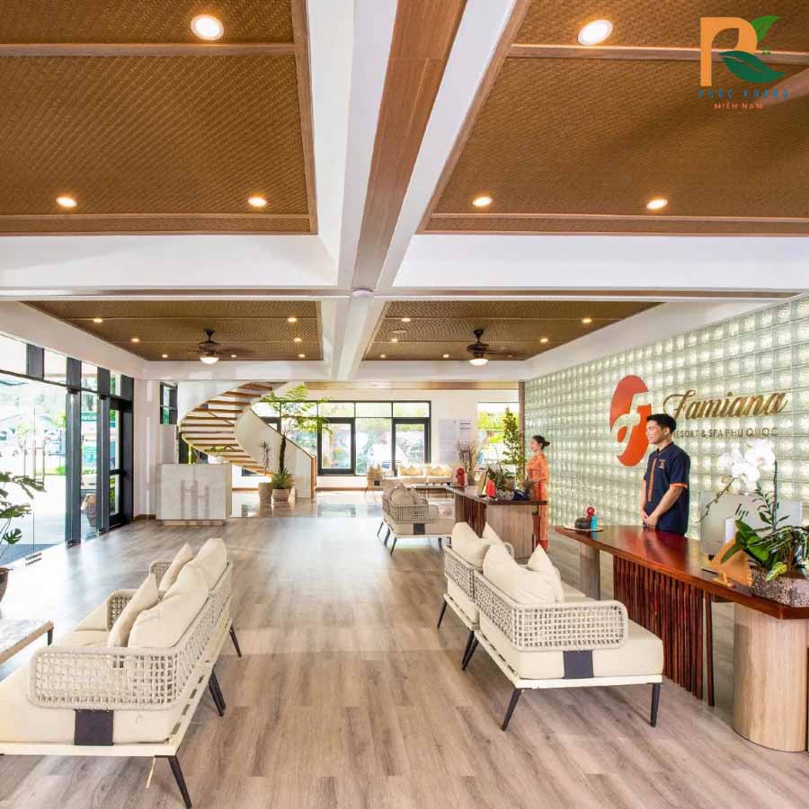 Cót Ép Nhân Tạo Tại Phú Quốc – Ứng Dụng Thực Tế Tại Famiana Resort & Spa 2025 1 Công trình trần cót ép nhân tạo tại Famiana Resort Spa