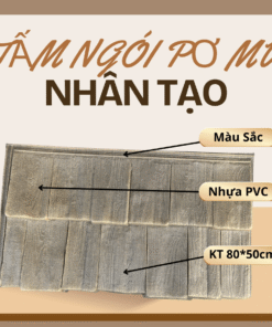 Tấm Ngói Giả Gỗ Pơ Mu Nhân Tạo